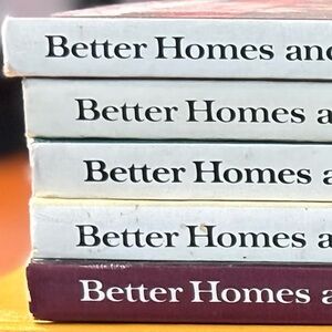 Better Homes and Gardens Book Set - White and Burgundy